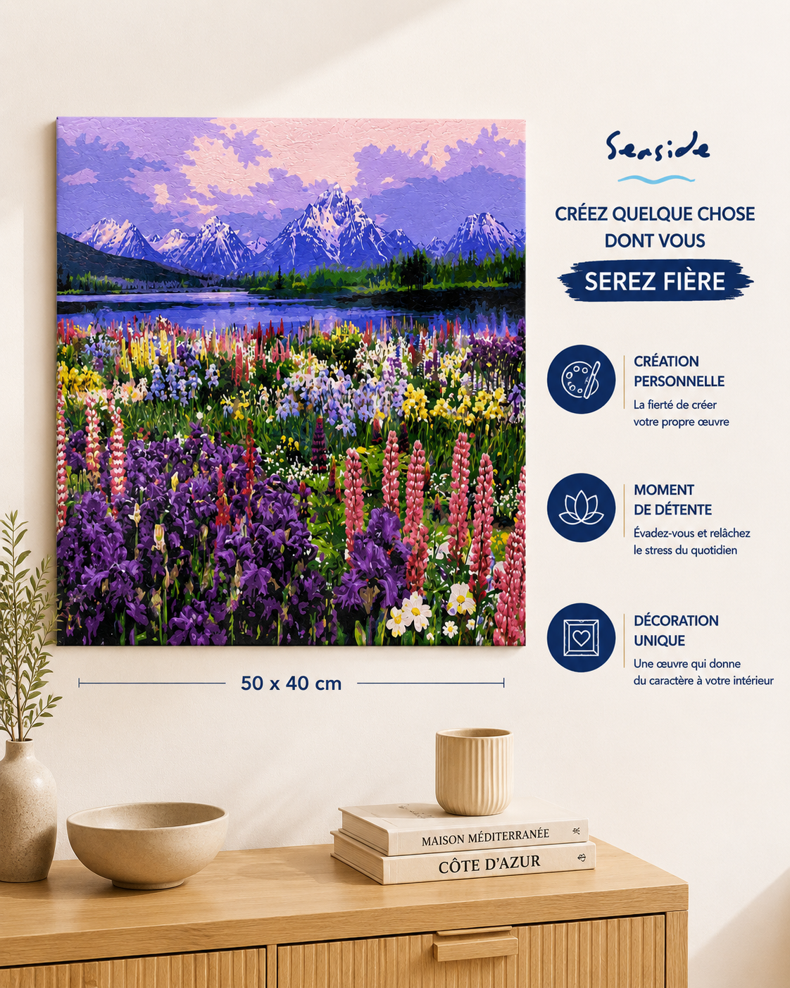 Prairie en Fleurs — Peinture par numéros